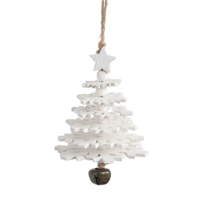 Snowflake Tree 4.5" Ornament